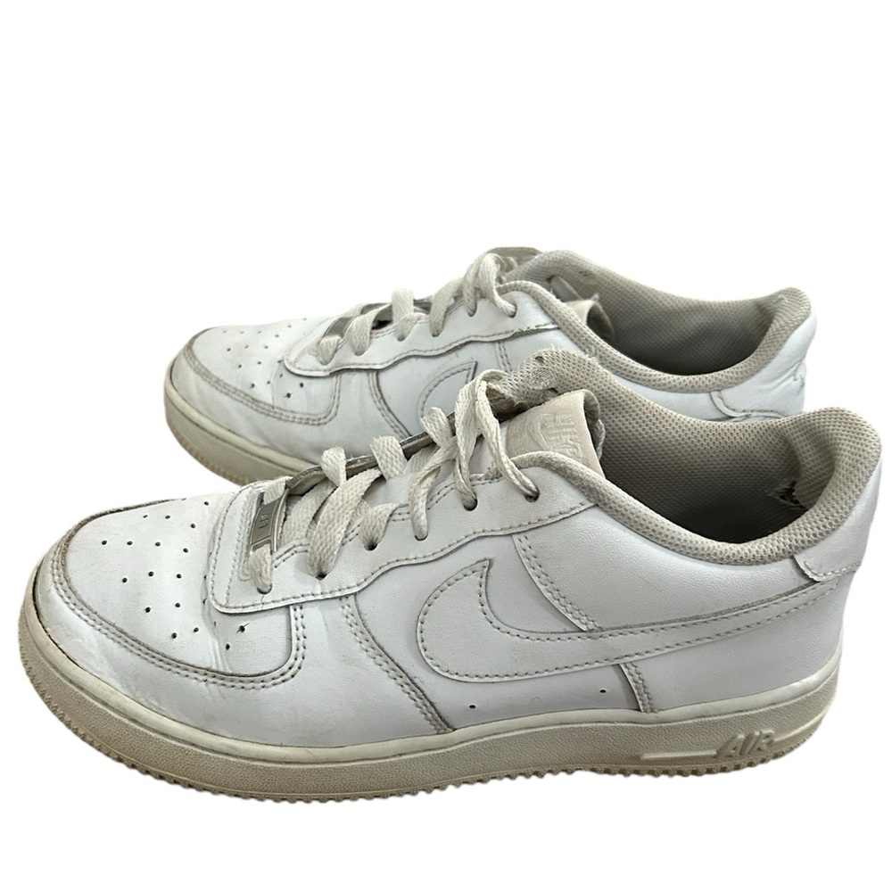 5/$25 Nike AF1 pre-loved classic white size 6Y - Picture 3 of 6